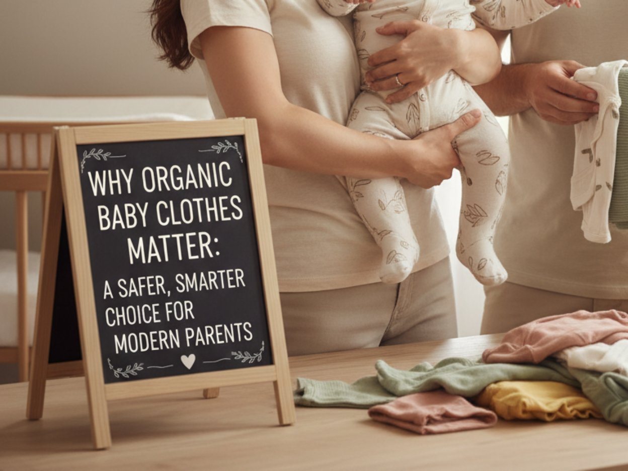 Nolhill organic baby clothes guide: Soft GOTS-certified Pima cotton for sensitive newborn skin.