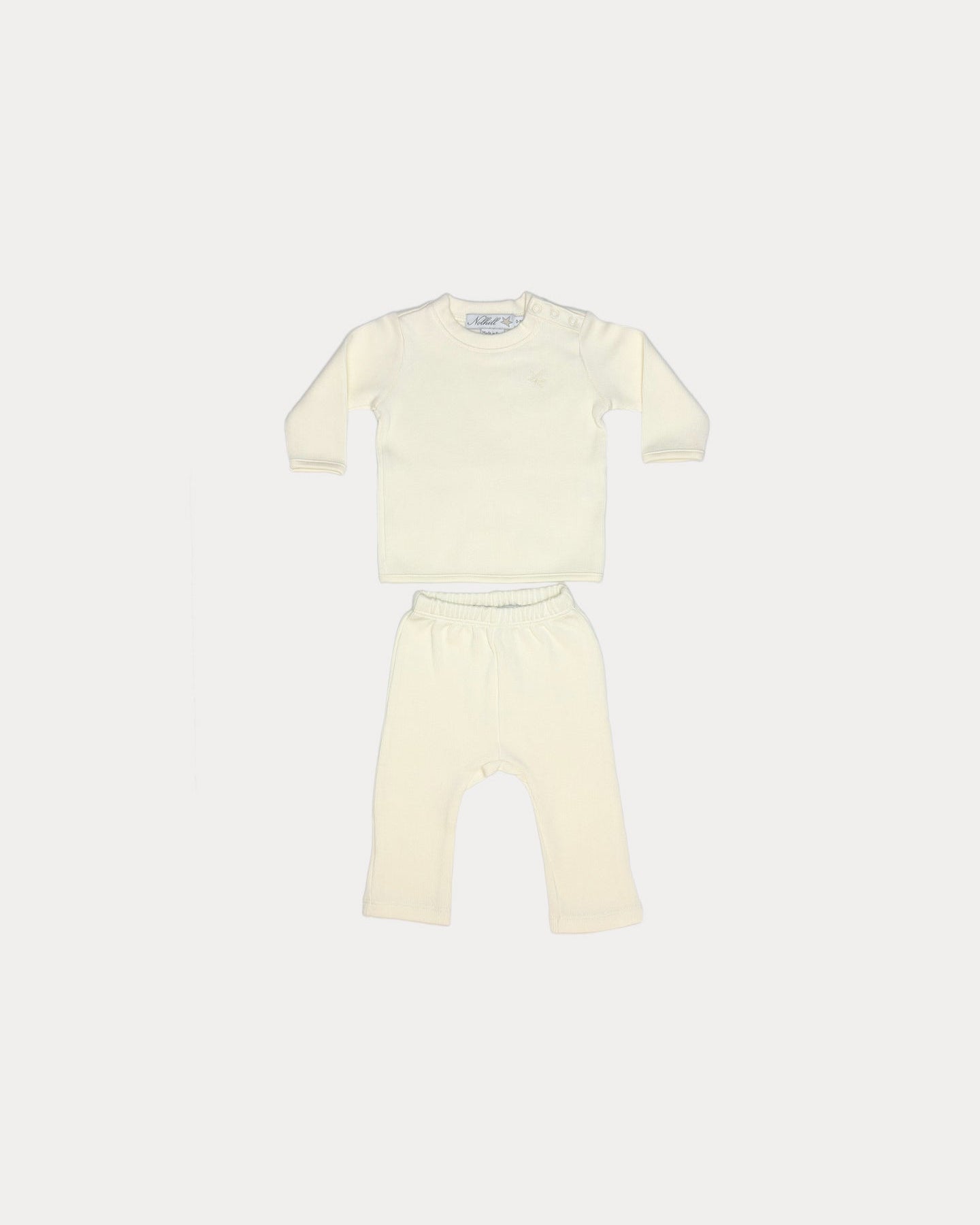 Bianca-, premium Pima cotton layette set, front view