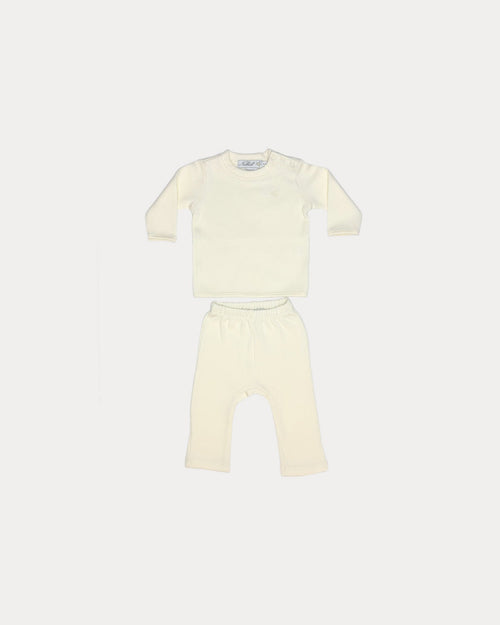 Bianca-, premium Pima cotton layette set, front view